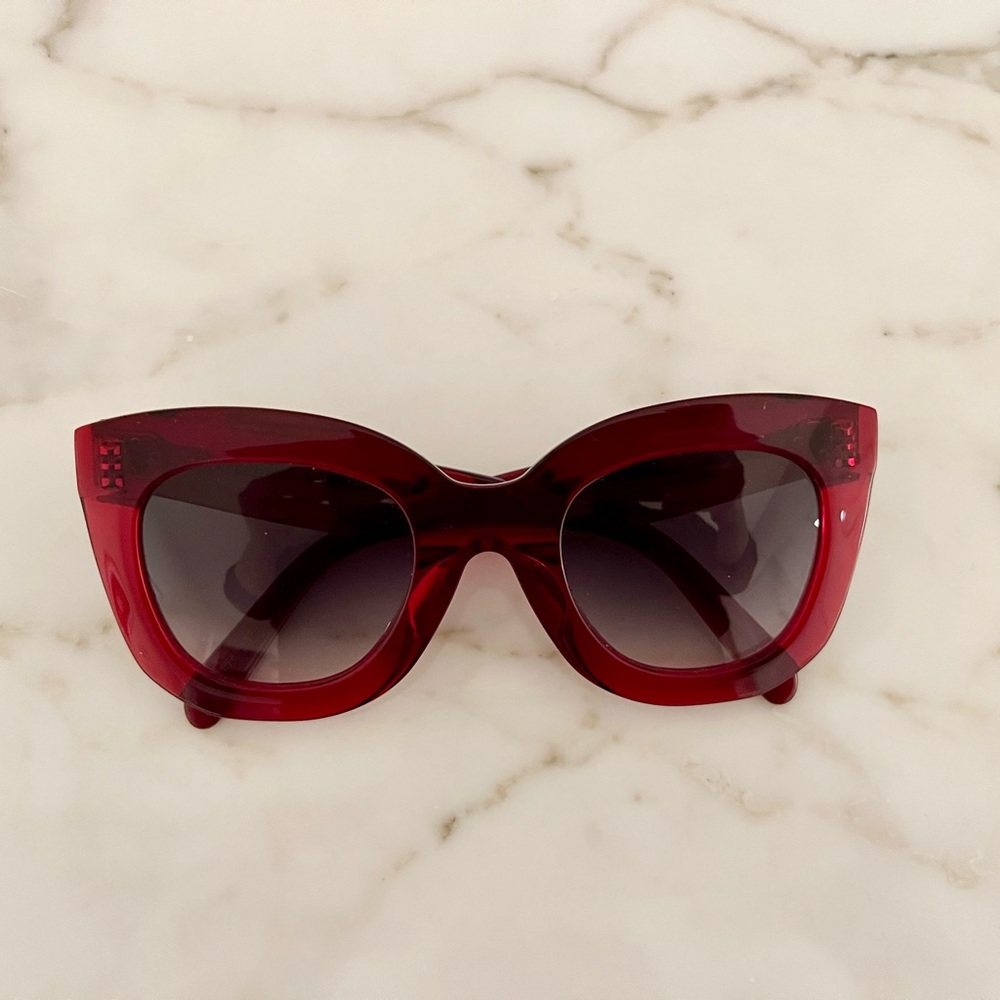 Celine Red Sunglasses